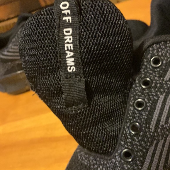 Black off dream cloud foam adidas custom laces size 3.5 - Picture 5 of 6